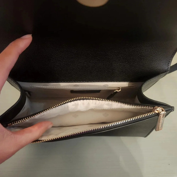 NWOT Kate Spade New York Darcy Top Handle Satchel Purse In Black - Picture 8 of 8